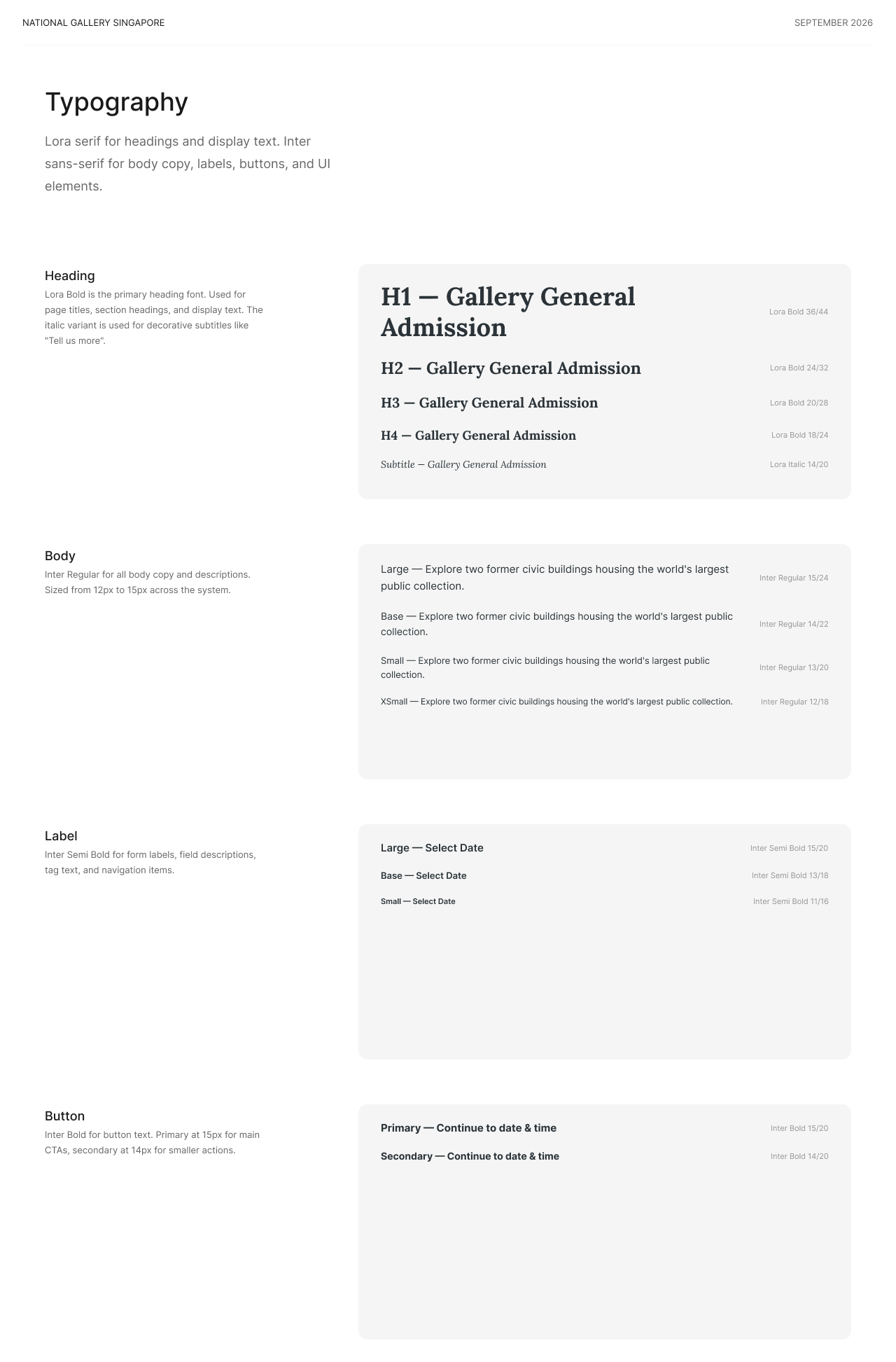 DS typography